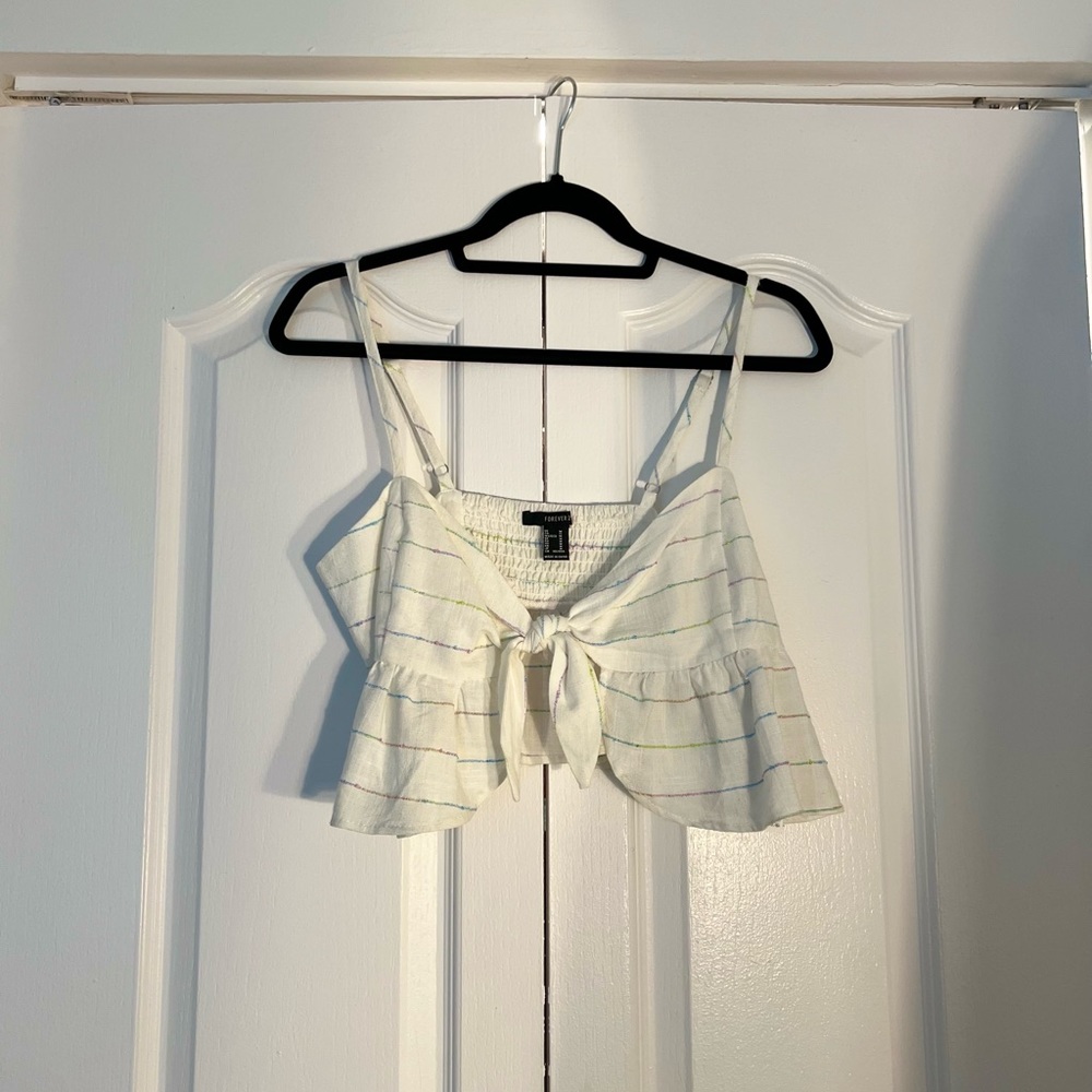 Tie Front Crop Top
